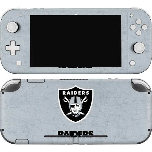 NFL Las Vegas Raiders - Alternate Distressed Nintendo Switch Lite Skin